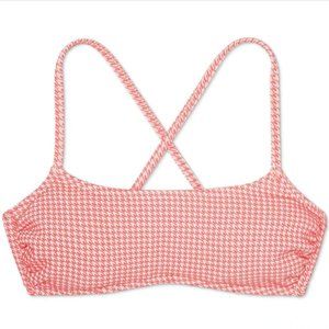 Xhilaration Women's Houndstooth Texture Bikini Top